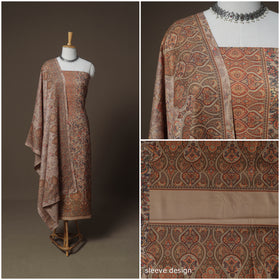 Woolen Digital Print Unstitched Dress Material: Kurta, Bottom & Dupatta 45