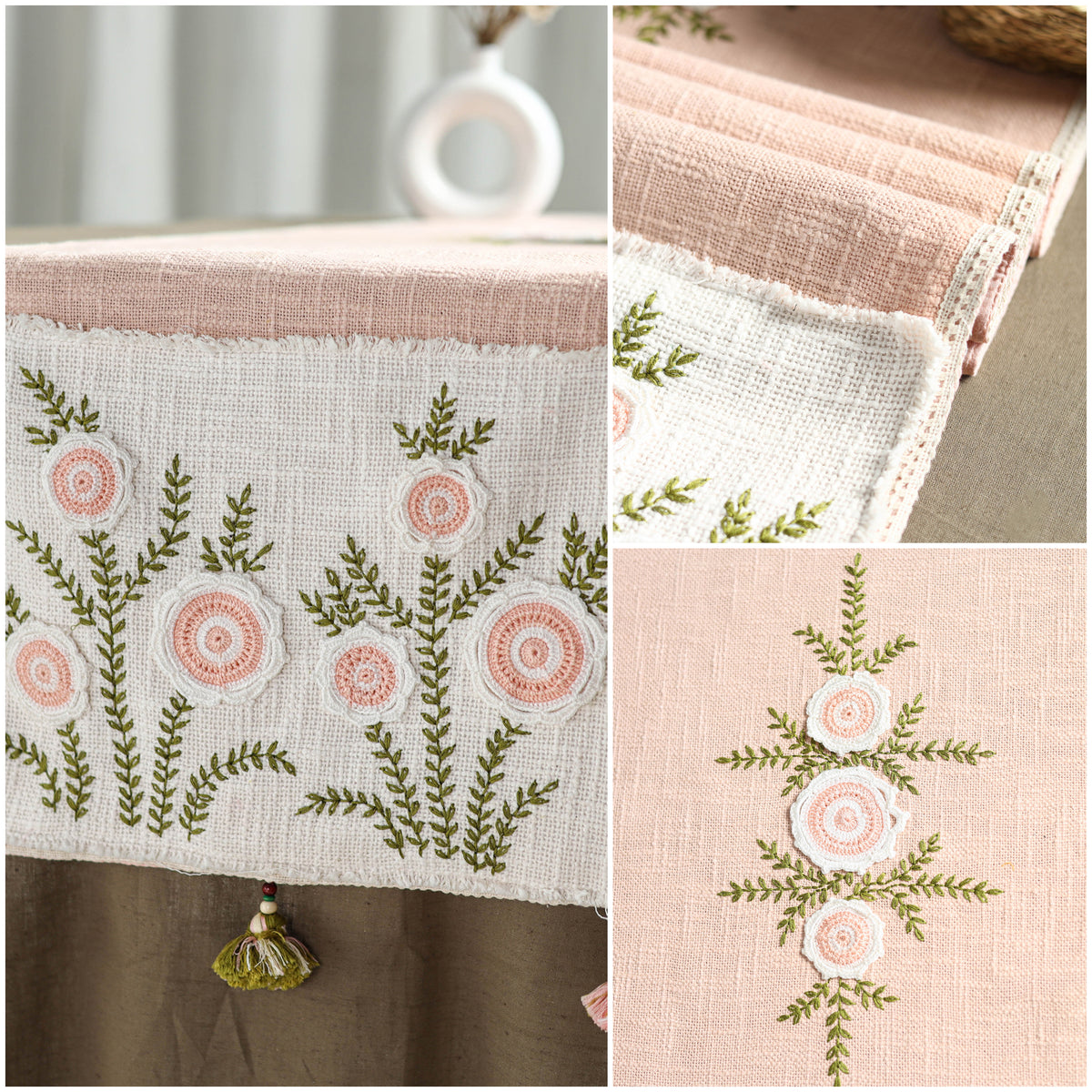 Tribal Hand Embroidered Table Runner by Kamli 12