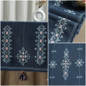 Tribal Hand Embroidered Table Runner by Kamli 13