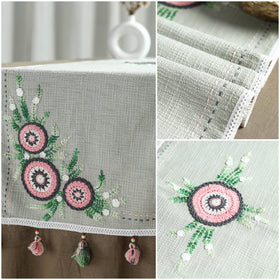 Tribal Hand Embroidered Table Runner by Kamli 04