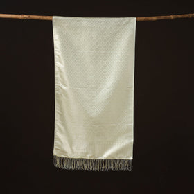 Brocade handloom semi silk banarasi stole 01 - handcrafted