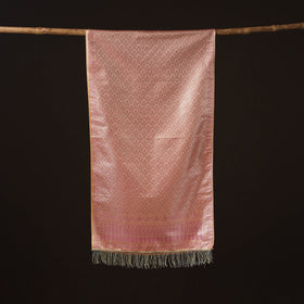 Brocade handloom semi silk banarasi stole 02 - handcrafted