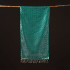 Brocade handloom semi silk banarasi stole 05 - handcrafted