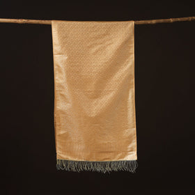 Brocade handloom semi silk banarasi stole 09 - handcrafted