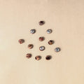 1.5cm handmade fabric small button (set of 12) 25