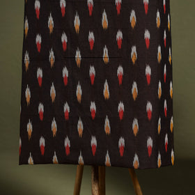 Brown 2pc Cotton Pochampally Ikat Kurta with Bagh Dupatta