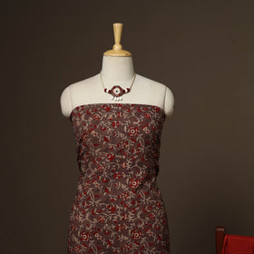 2pc cotton unstitched dress material with jewellery set 20