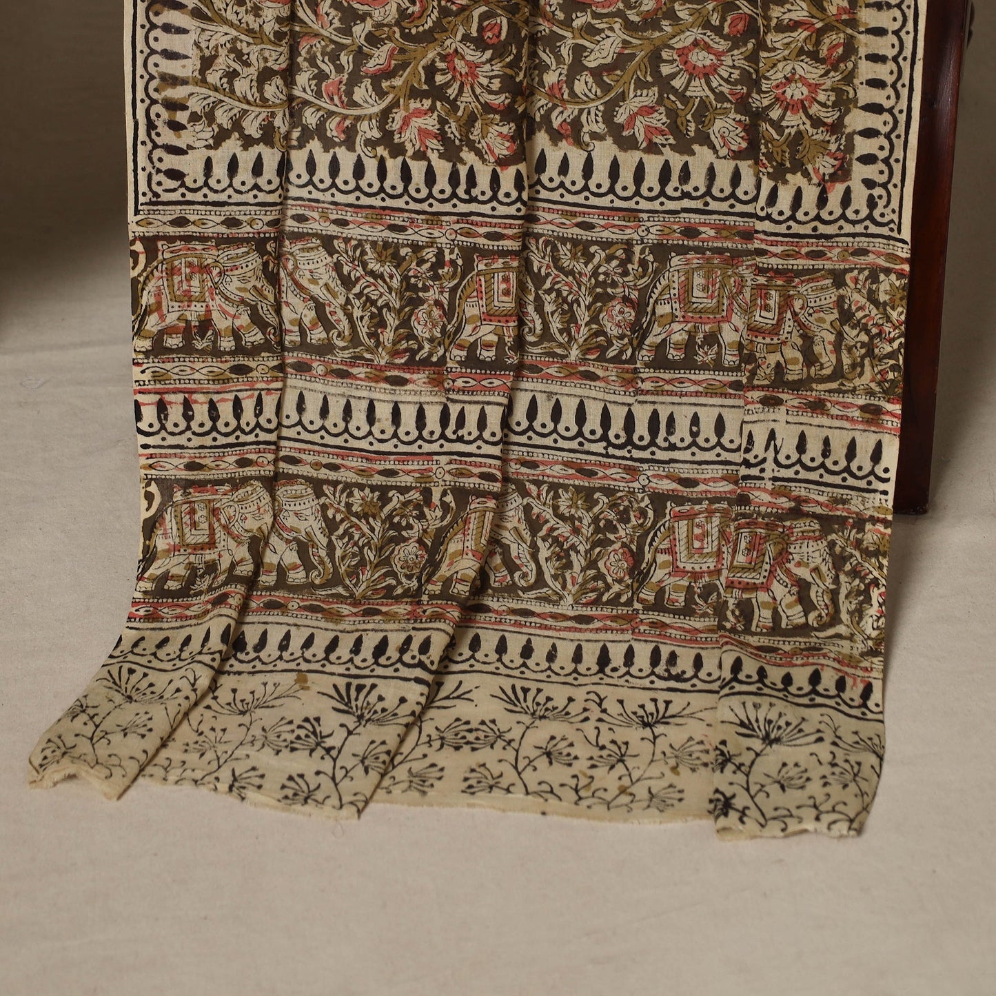 2pc cotton unstitched kalamkari dress material 01