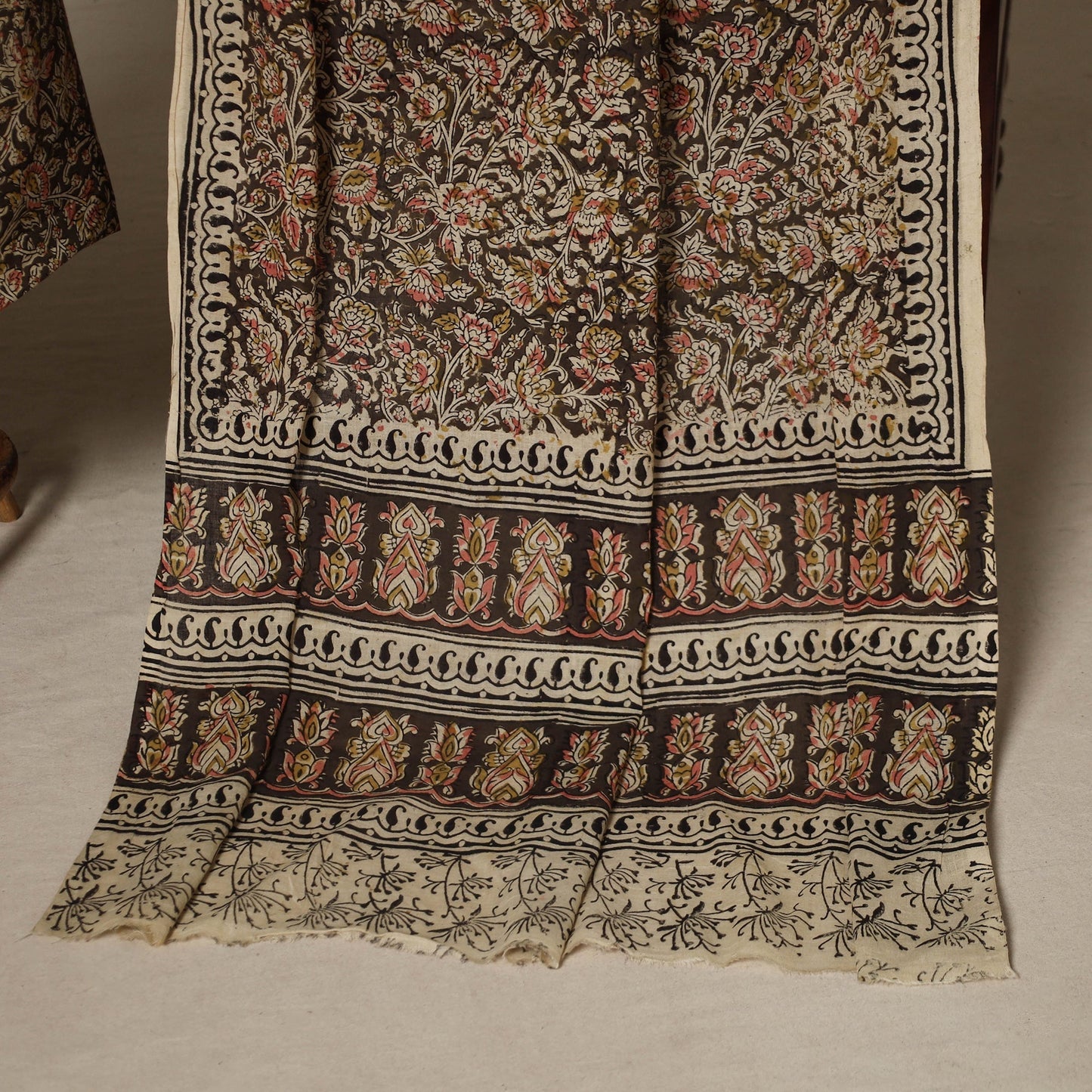 2pc cotton unstitched kalamkari dress material 04