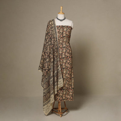 2pc cotton unstitched kalamkari dress material 05