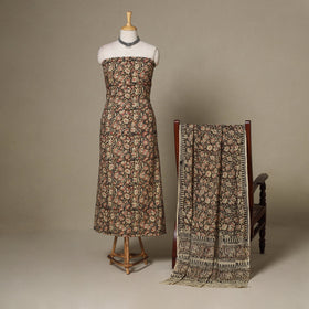 2pc cotton unstitched kalamkari dress material 05