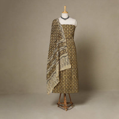 2pc cotton unstitched kalamkari dress material 07