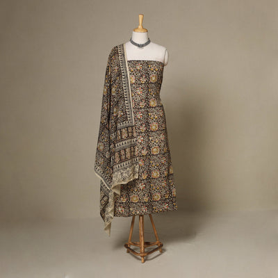 2pc cotton unstitched kalamkari dress material 13