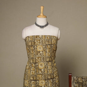 2pc cotton unstitched kalamkari dress material 15