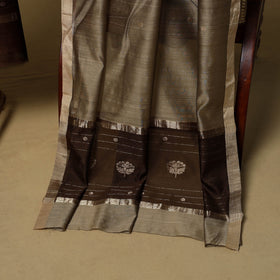 2pc handloom zari buta unstitched chanderi silk dress