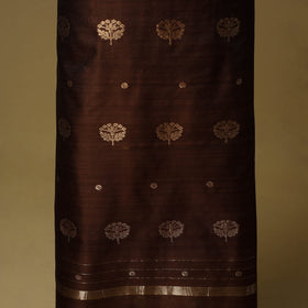 2pc handloom zari buta unstitched chanderi silk dress