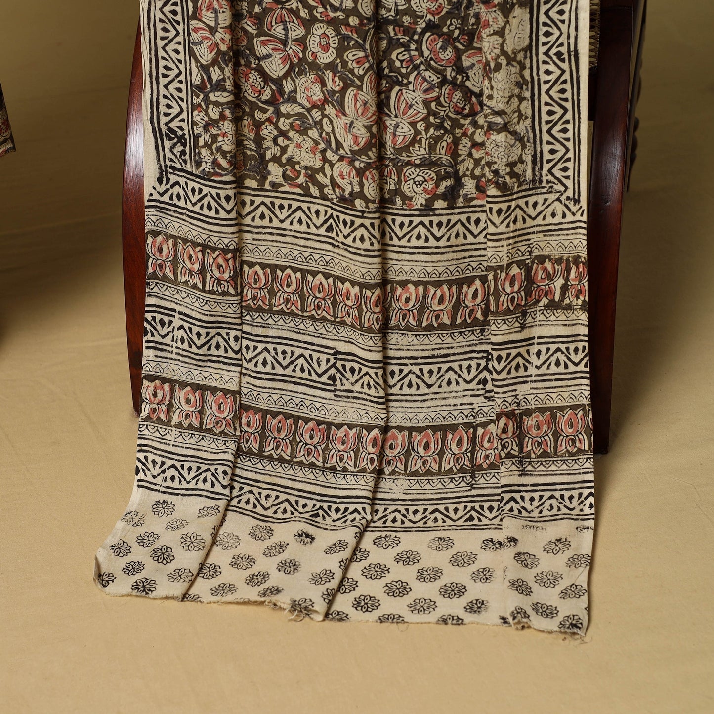 2pc natural dyed cotton unstitched kalamkari dress material