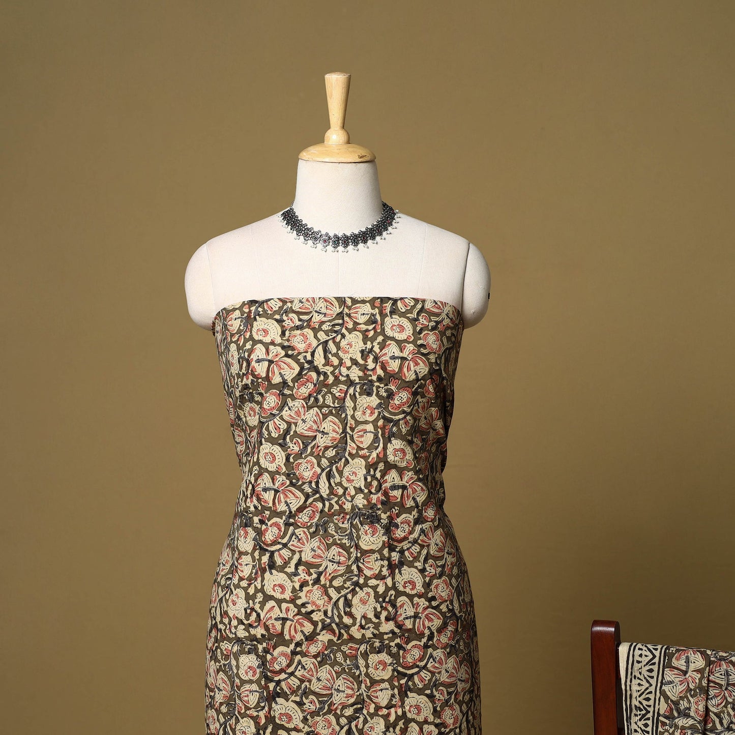 2pc natural dyed cotton unstitched kalamkari dress material