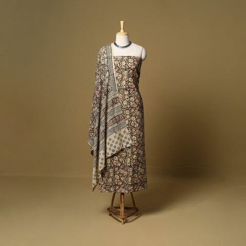 2pc natural dyed cotton unstitched kalamkari dress material