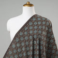  3 Kaam Ajrakh Block Printing Natural Dyed Cotton Fabric 