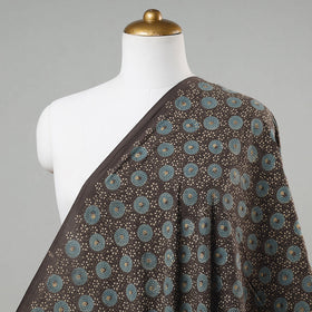  3 Kaam Ajrakh Block Printing Natural Dyed Cotton Fabric 