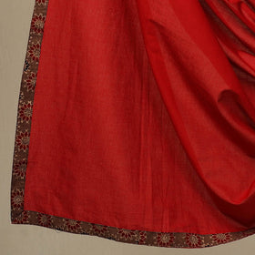 Brown - 3pc Cotton Ajrakh Print Kurta with Plain Dupatta 25