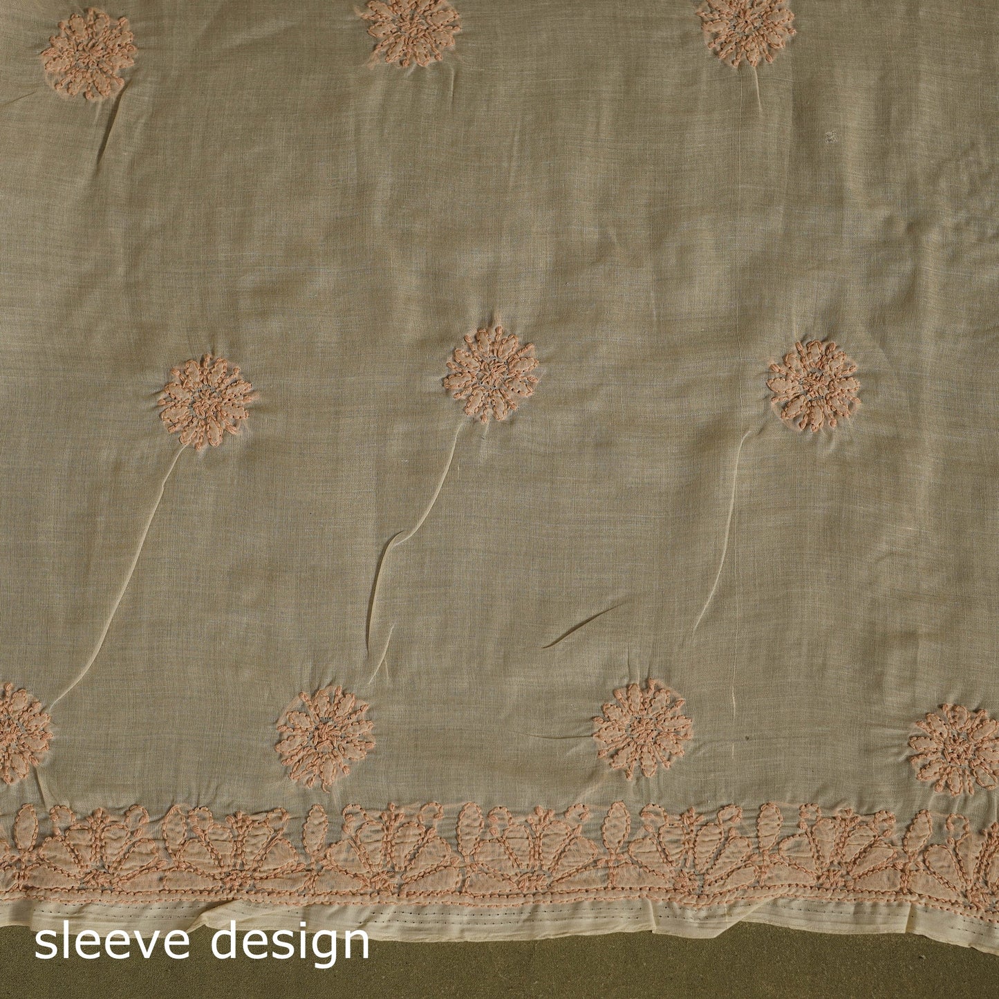 Buy 3pc Cotton Lucknow Embroidery Chikankari Dress Material 