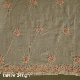 Buy 3pc Cotton Lucknow Embroidery Chikankari Dress Material 