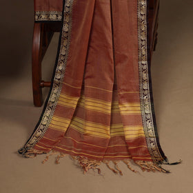 Brown - 3pc cotton unstitched dharwad dress material