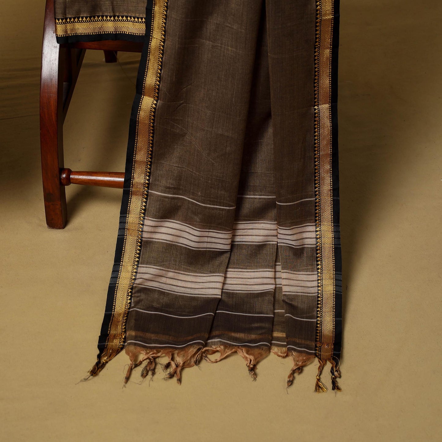 3pc cotton unstitched dharwad dress material with border 17