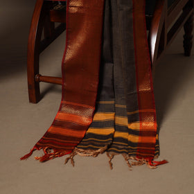 Brown - 3pc cotton unstitched dharwad dress material