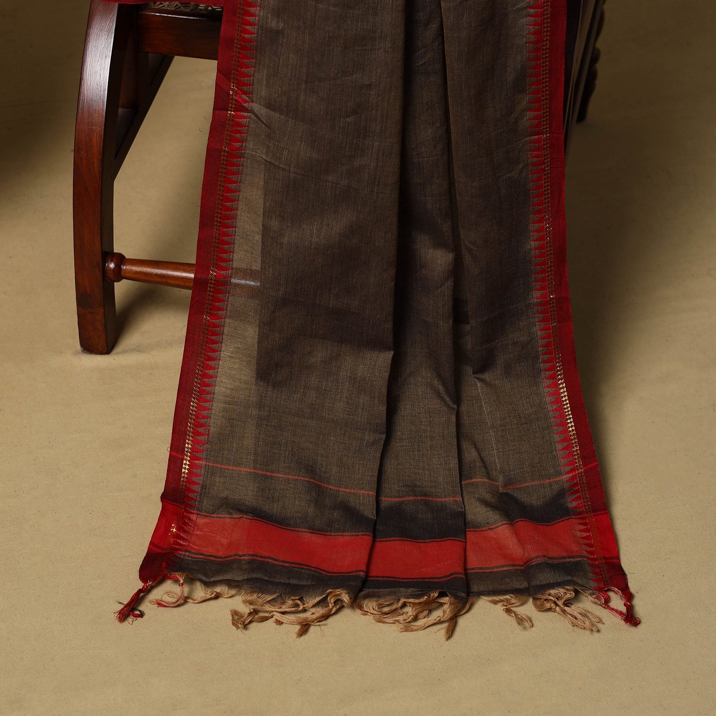 3pc cotton unstitched dharwad dress material with border 38