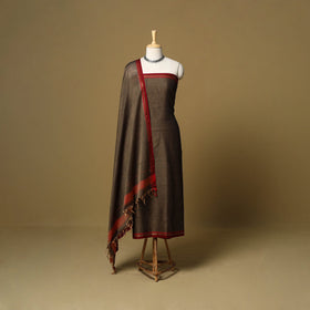 3pc cotton unstitched dharwad dress material with border 38