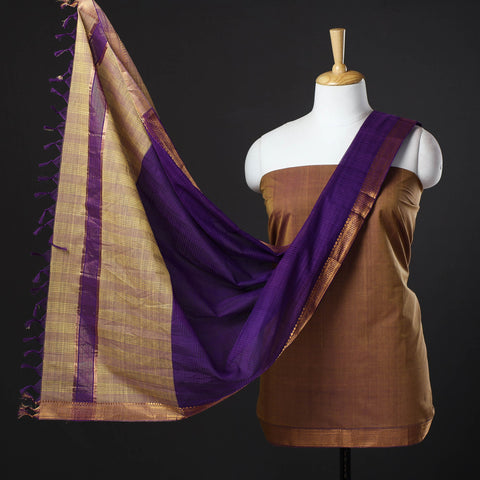 Shop Handloom Mangalagiri Dress Material Online in India