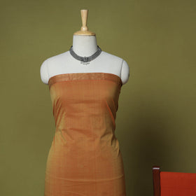 Brown - 3pc handloom cotton mangalagiri dress material 20