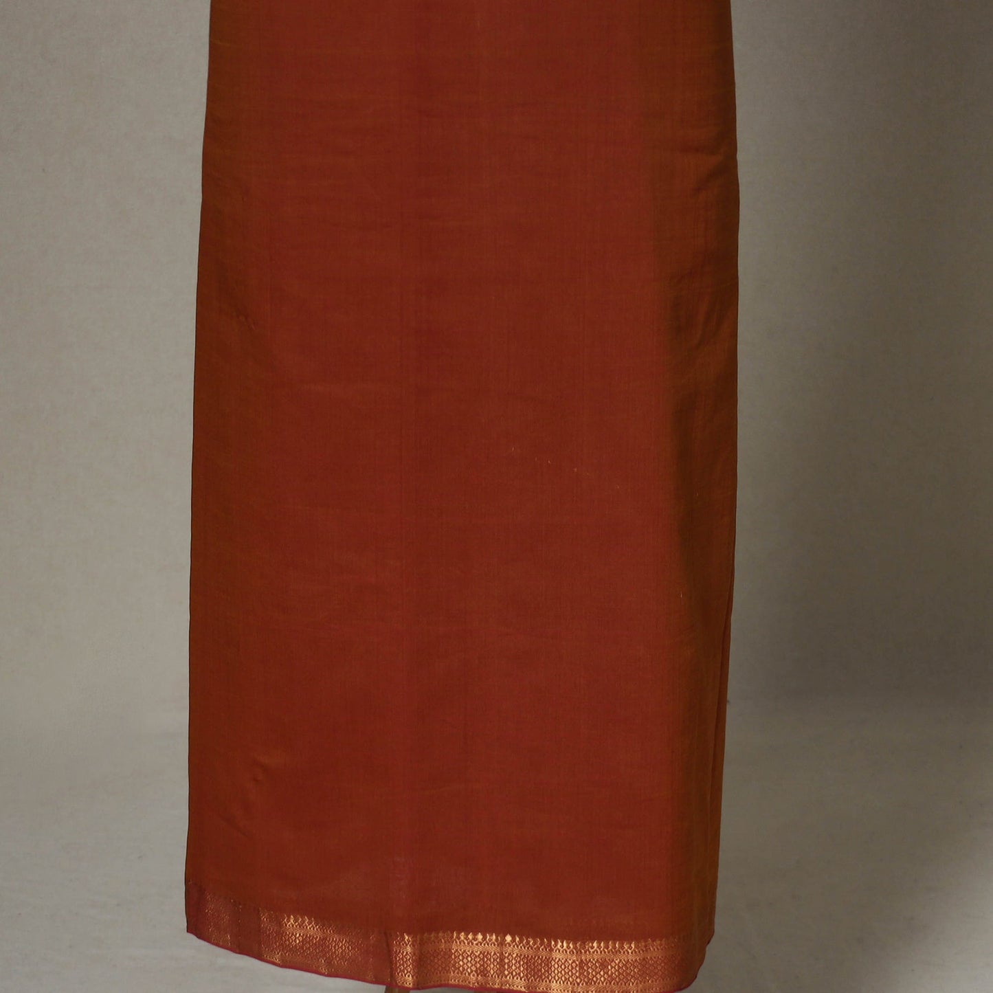 Brown - 3pc unstitched mangalagiri dress material