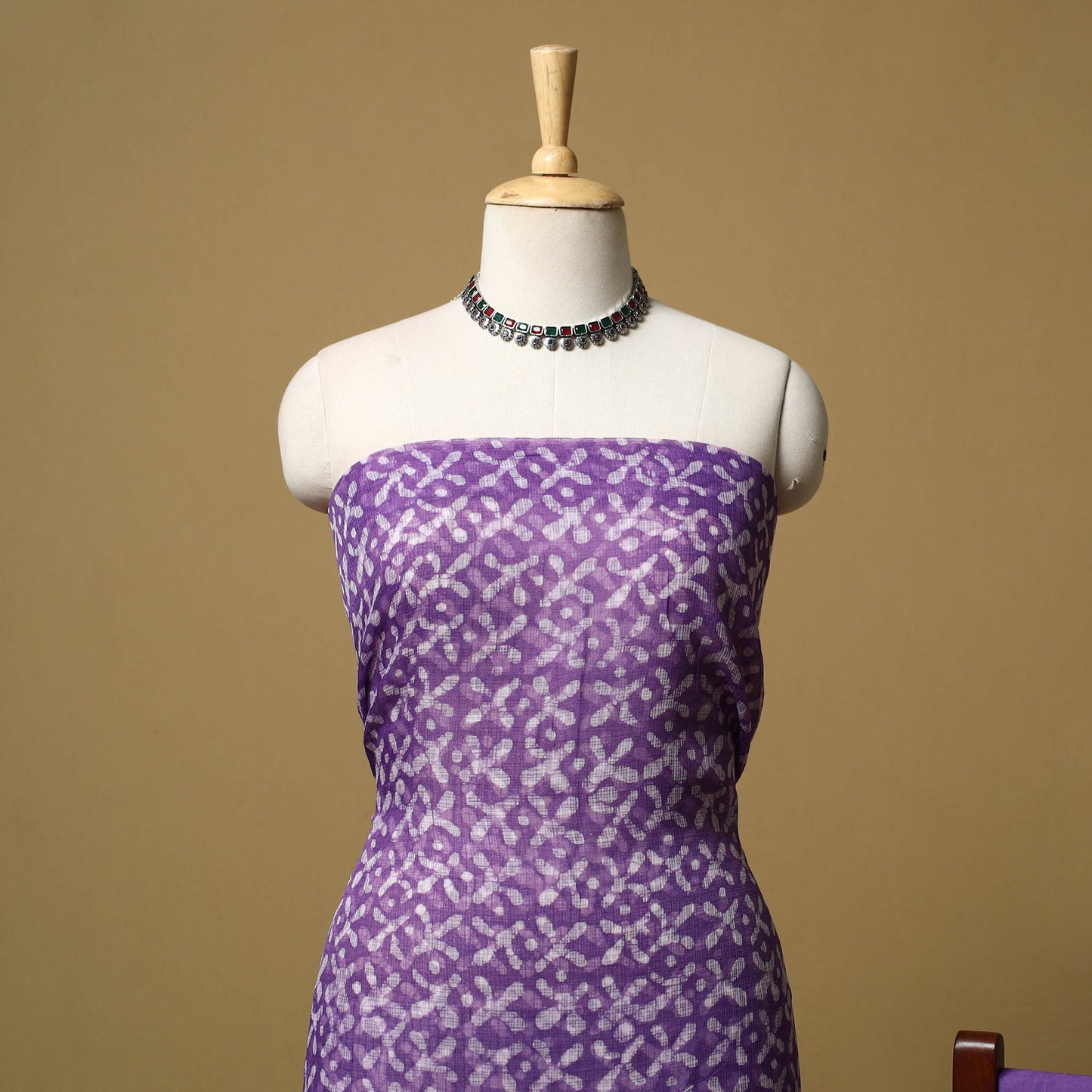 3pc kota doria cotton hand batik unstitched dress material