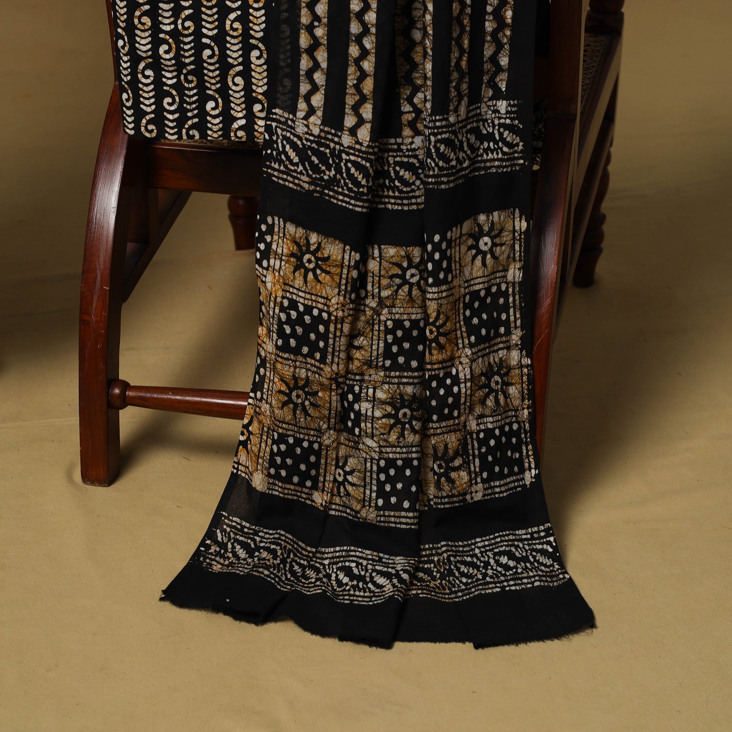 3pc kutch batik cotton unstitched dress material 63