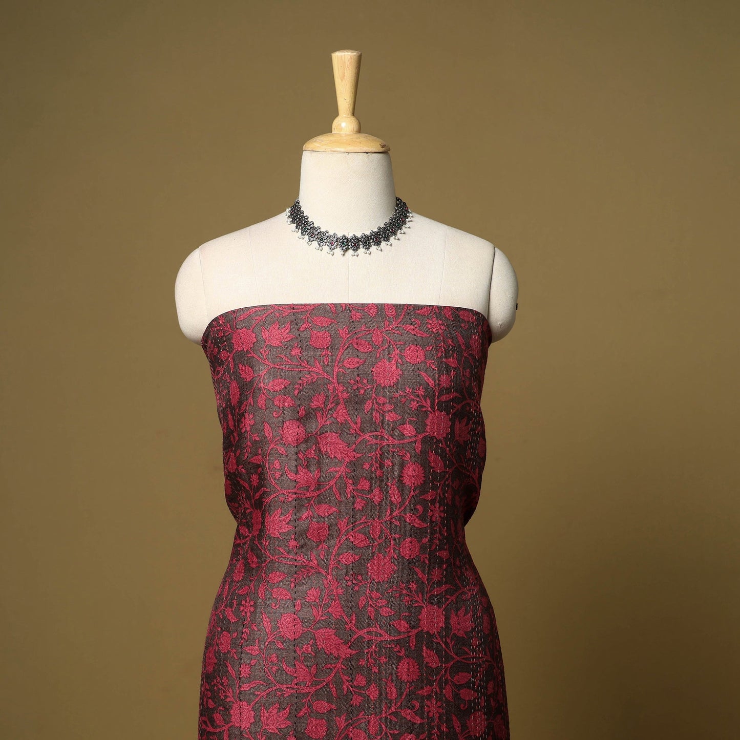 3pc pashmina wool handloom unstitched sanganeri dress