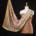 Buy 3pc Sanganeri Block Printed Maheshwari Silk Suit Material Set Online at iTokri.com