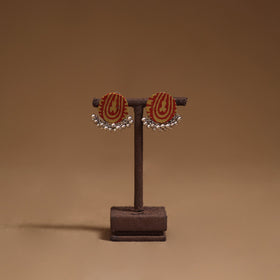 Aahana ghungroo work fabart handmade earrings - handcrafted