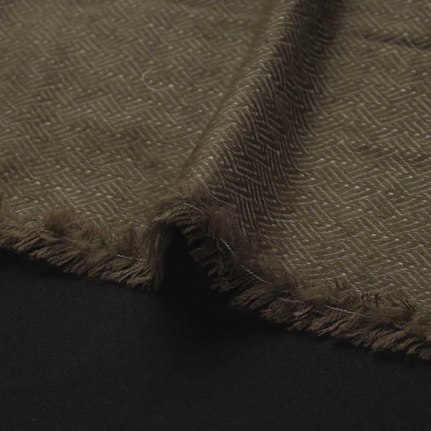 Brown - Acrylic Fine Wool Fabric 36