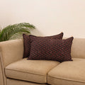 Cotton pillow covers (set of 2) 25 - handcrafted