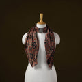 Modal silk pendant necklace scarf 51 - handcrafted