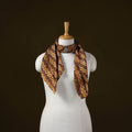 Modal silk pendant necklace scarf 53 - handcrafted