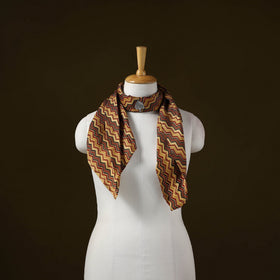 Modal silk pendant necklace scarf 53 - handcrafted