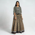 ajrakh long skirt 