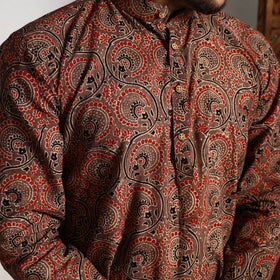 Ajrakh men kurta