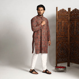 Ajrakh men kurta