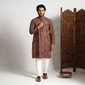 Ajrakh men kurta